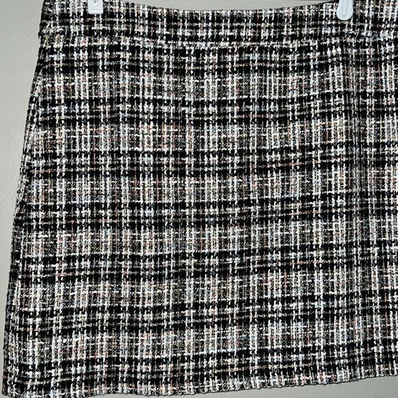 Ann Taylor LOFT tweed mini skirt size 14 - Picture 3 of 7